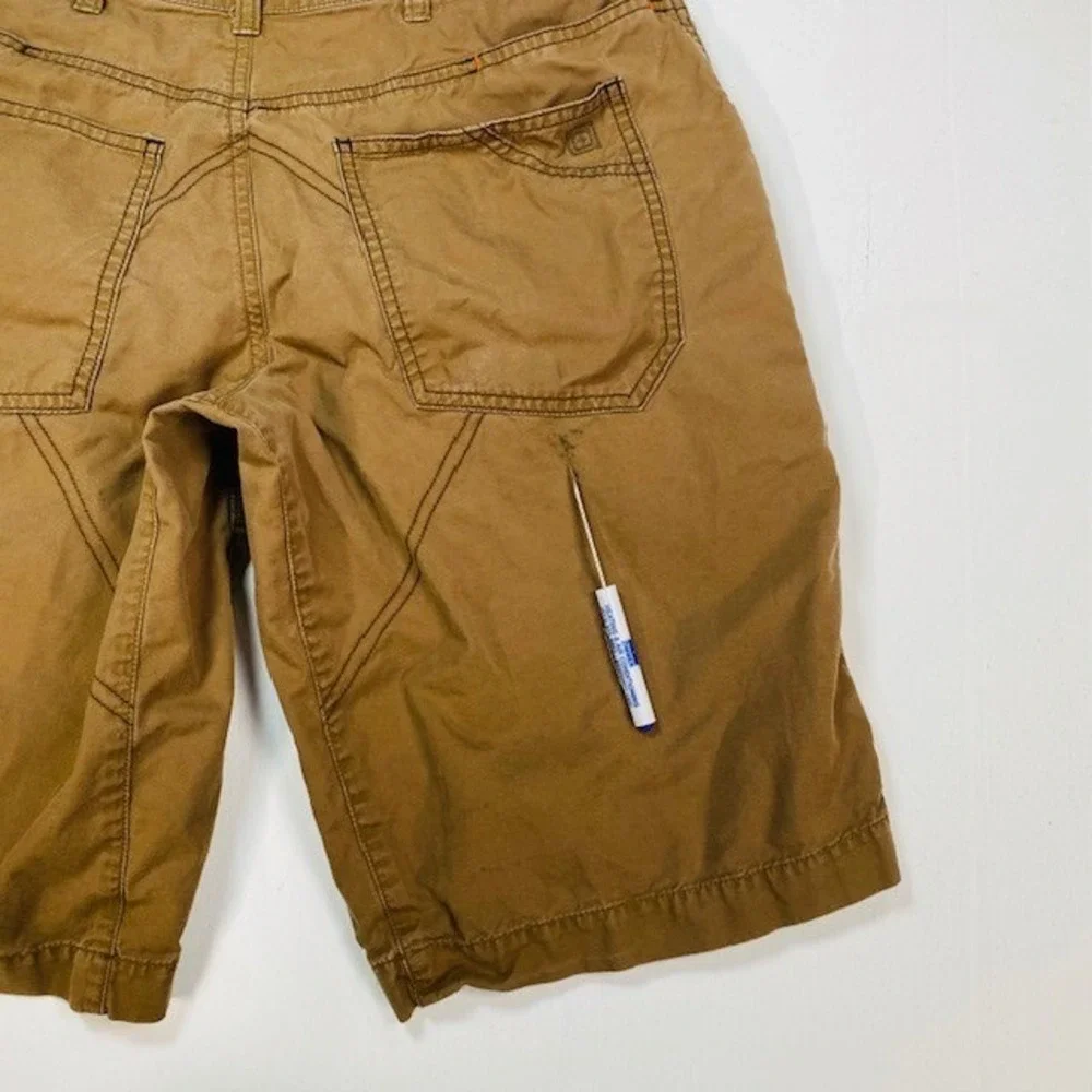 5.11 Tactical Series Men Brown Cotton Canvas Cargo Shorts Size 30 Coyote Utility